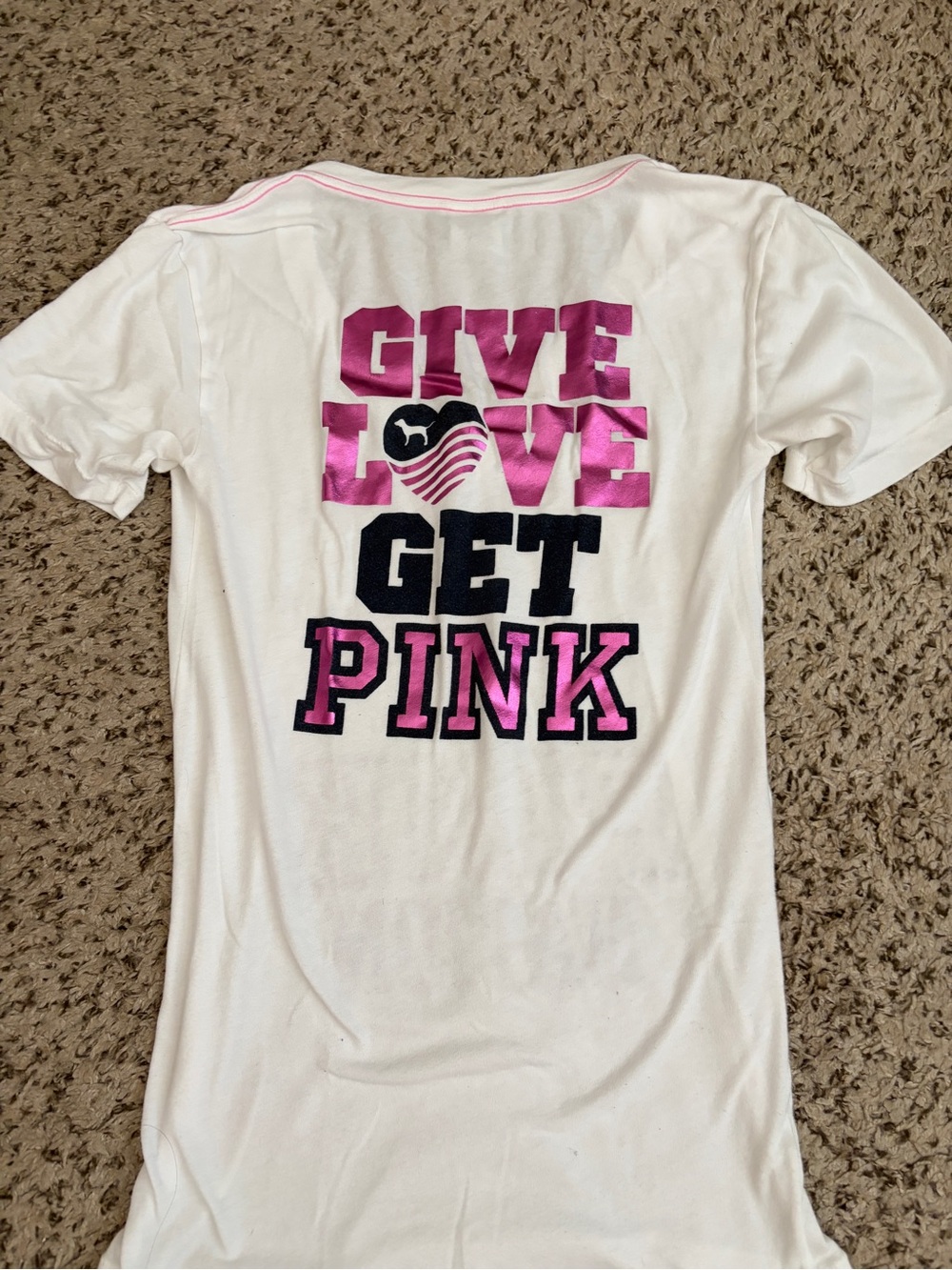 Rare Vintage PINK Nation Bling Tee - Picture 3 of 4